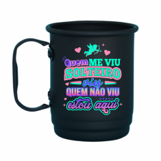 Caneca de Alumínio 400ml - Personalizada